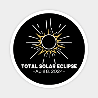 Total Solar Eclipse 2024 Magnet